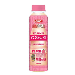 Dark Salmon OKF Farms Peach Yogurt