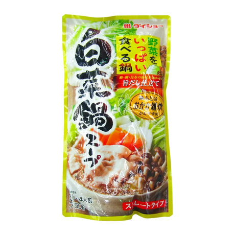 Light Gray DAISHO Japanese Hot Pot Nabe Soup Base (Chinese Cabbage)
