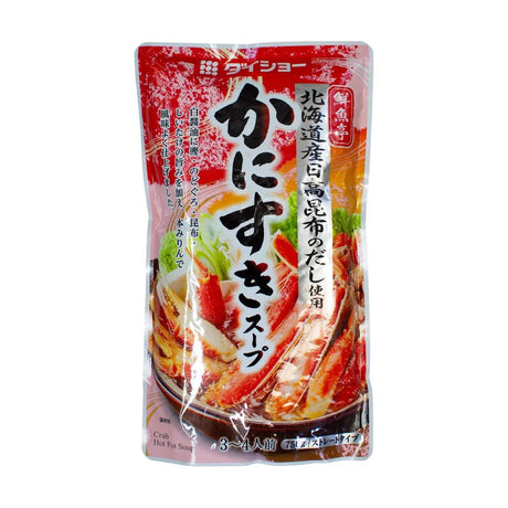 Gray DAISHO Japanese Hot Pot Nabe Soup Base (Crab)