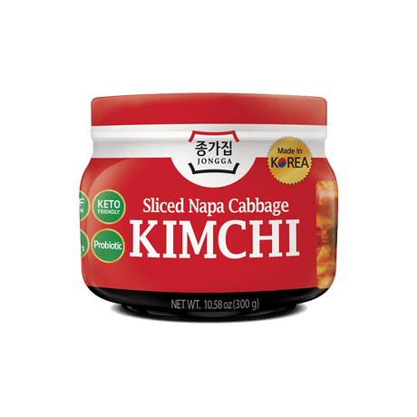 Firebrick JONGGA VEGAN Sliced Napa Cabbage Kimchi 300g