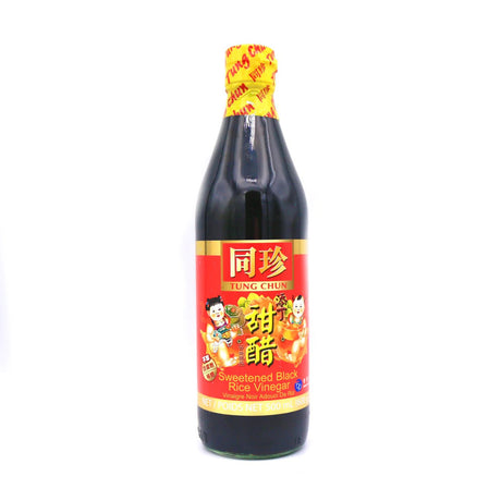 Sandy Brown TUNG CHUN Sweetened Black Rice Vinegar 500ml