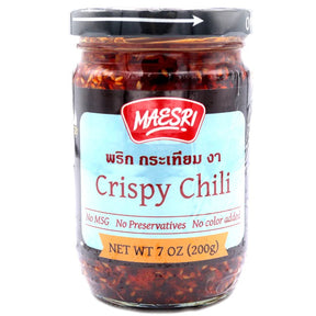 Light Gray MAESRI Crispy Chilli Oil 200g