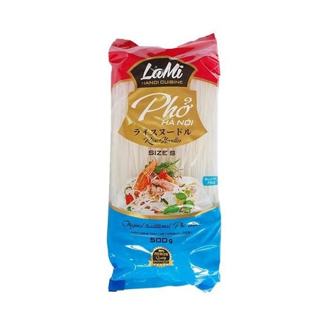 Dark Cyan LAMI Gluten Free Rice Noodles (S) 500g