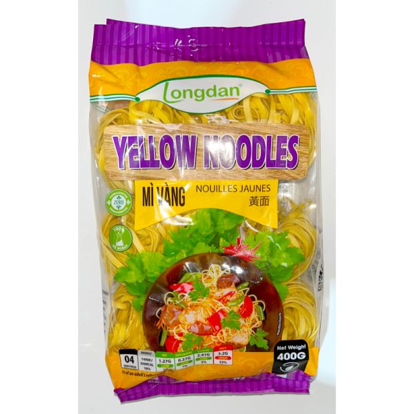 Goldenrod LONGDAN Yellow Noodles Mi Vang 4mm