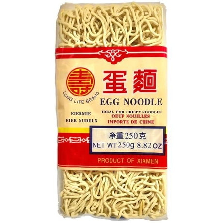 Light Goldenrod LONG LIFE BRAND Egg Noodle 250g
