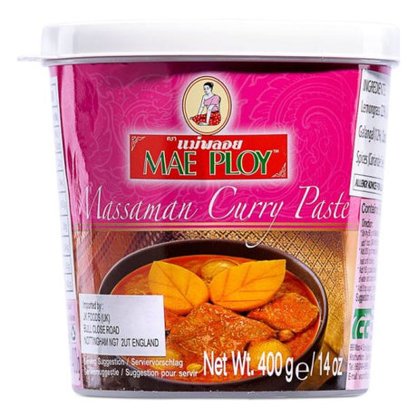 Maroon MAE PLOY Massaman Curry Paste 400g