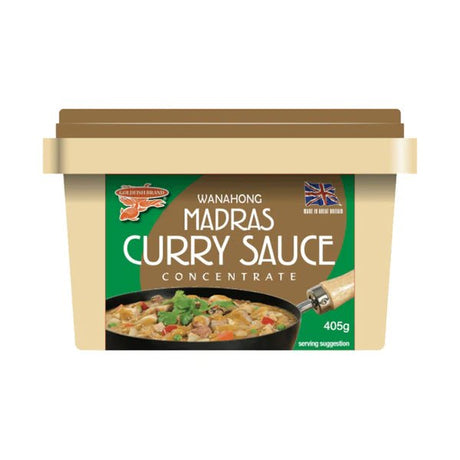 Dark Khaki GOLDFISH Madras Curry Sauce 405g