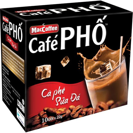 Black MAC COFFEE Cafe Pho Ca Phe Sua Da