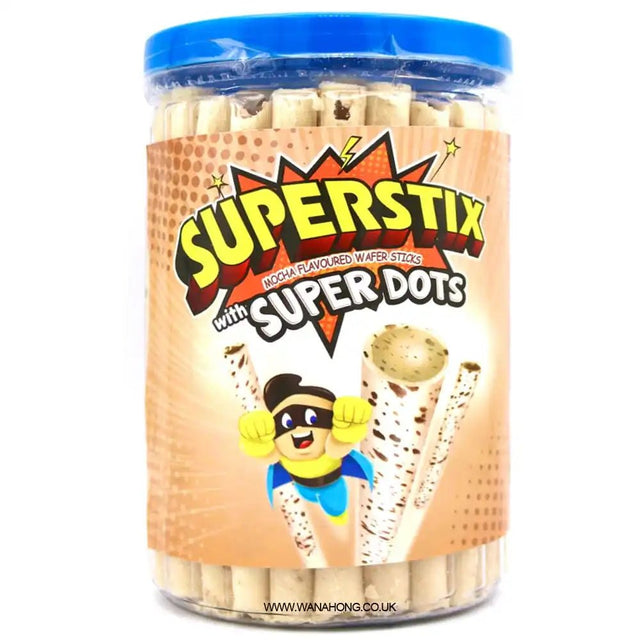 Dark Slate Blue SUPERSTIX Mocha Flavour Wafer Sticks 324g