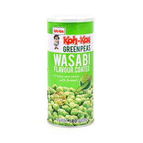 Yellow Green KOH-KAE Wasabi Flavour Coated Green Peas 180g