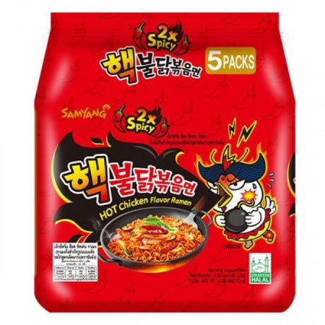 Firebrick SAMYANG Buldak Hot Chicken Flavour Ramen - (2x Spicy) 5PKS