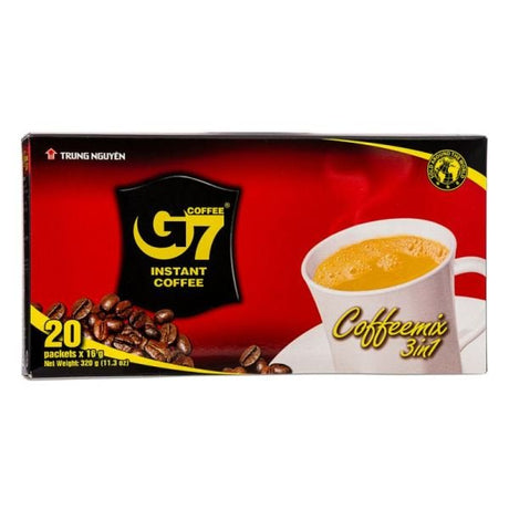 Tan TRUNG NGUYEN G7 Vietnamese 3In1 Instant Coffee 20x16g