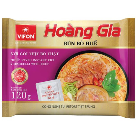Dark Khaki VIFON HOANG GIA Instant Rice Vermicelli With Beef 120g