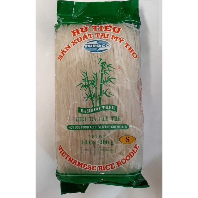 Dark Gray BAMBOO TREE Vietnamese Rice Noodle Hu Tieu (S) 400g