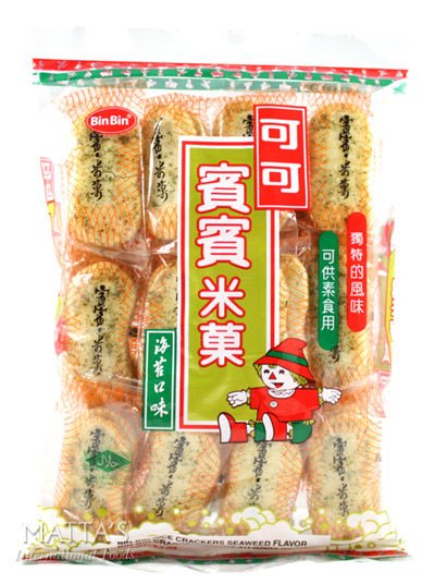 BIN BIN Seaweed Rice Crackers 150g