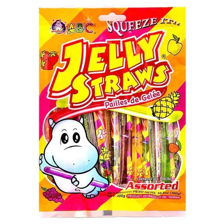 Goldenrod ABC Jelly Straws Assorted 300g