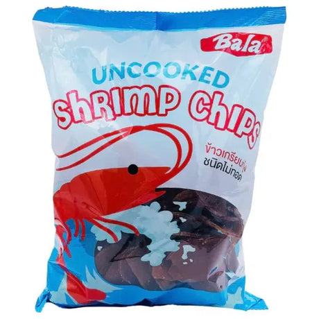 Light Steel Blue BALA Uncooked Shrimp Chips 500g