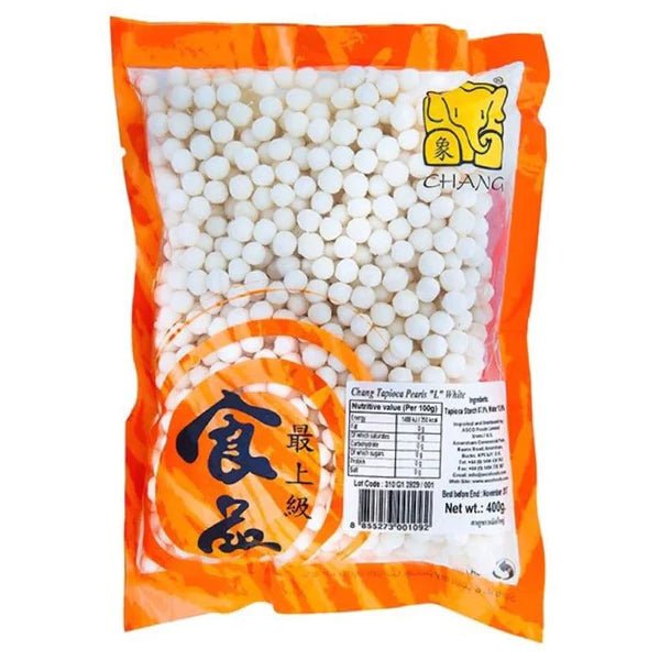 Light Gray CHANG Tapioca Pearls (L) White 400g