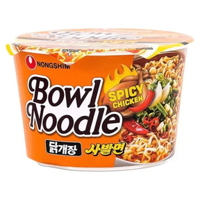 Chocolate NONGSHIM Spicy Chicken Bowl Noodle 100g