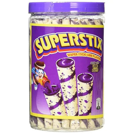 Dark Orchid SUPERSTIX Ube Flavour Wafer Sticks 324g