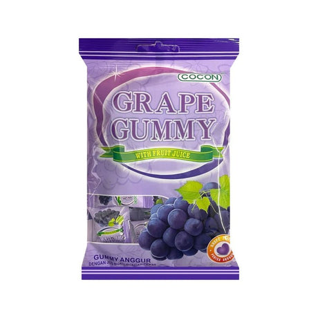 Dark Gray COCON Gummy Grape Flavour 100g