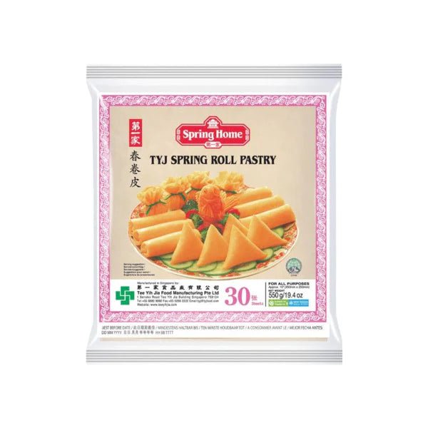 Light Gray SPRING HOME TYJ Spring Roll Pastry 10" (30 Sheets)