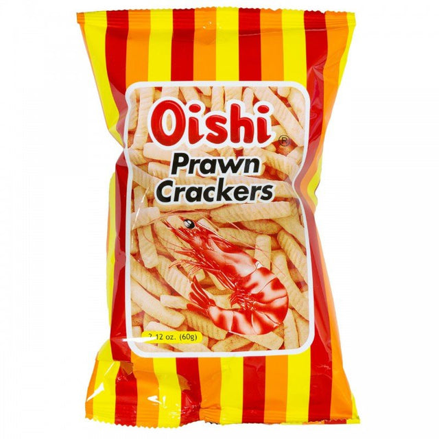 Sandy Brown OISHI Prawn Crackers Original 60g