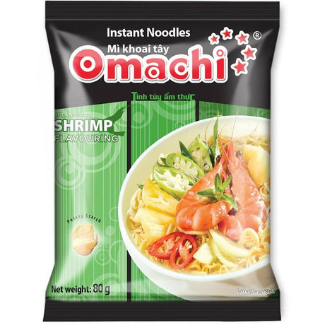 Tan OMACHI Instant Noodles Shrimp Flavour 80g