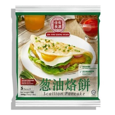 Gray JIA YOU LIANG YUAN Flakey Scallion Pancake (5 Pieces)