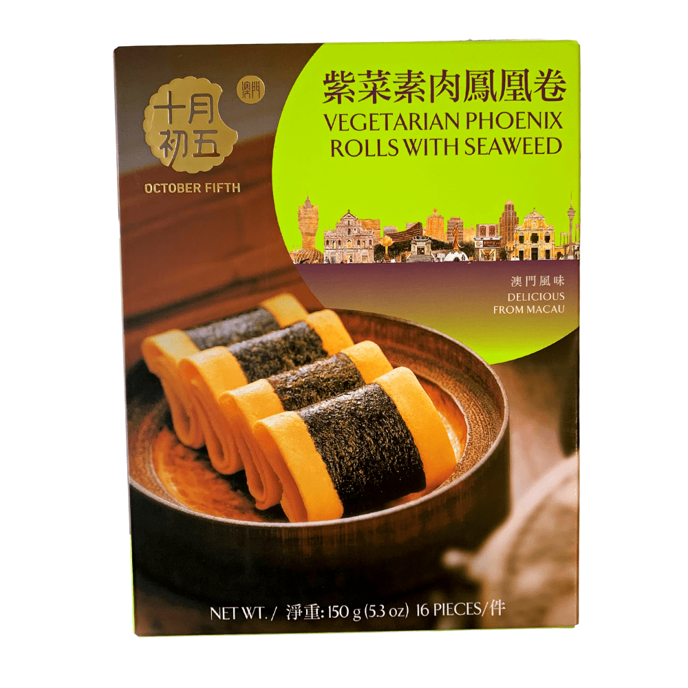 Saddle Brown OCTOBER FIFTH Vegetarian Phoenix Rolls With Seaweed 150g