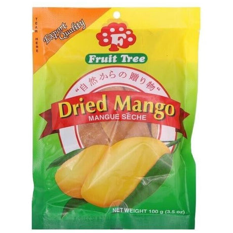 Dark Khaki FRUIT TREE Dried Mango 100g