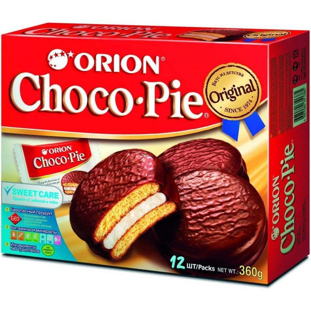 Dark Slate Gray ORION Choco-Pie Original 12x30g