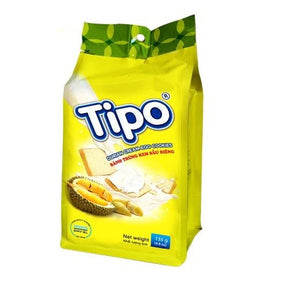 Gold TIPO Durian Cream Egg Cookies Banh Trung Kem Sau Rieng 220g