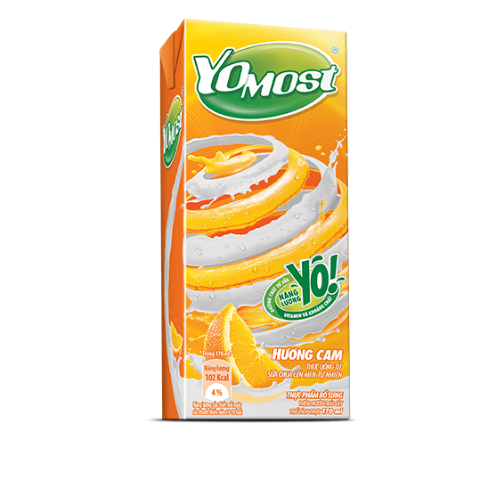 Goldenrod YOMOST sữa chua uống hương cam 170ml
