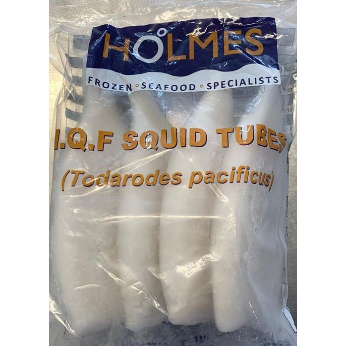 Dark Gray HOLMES IQF Squid Tubes